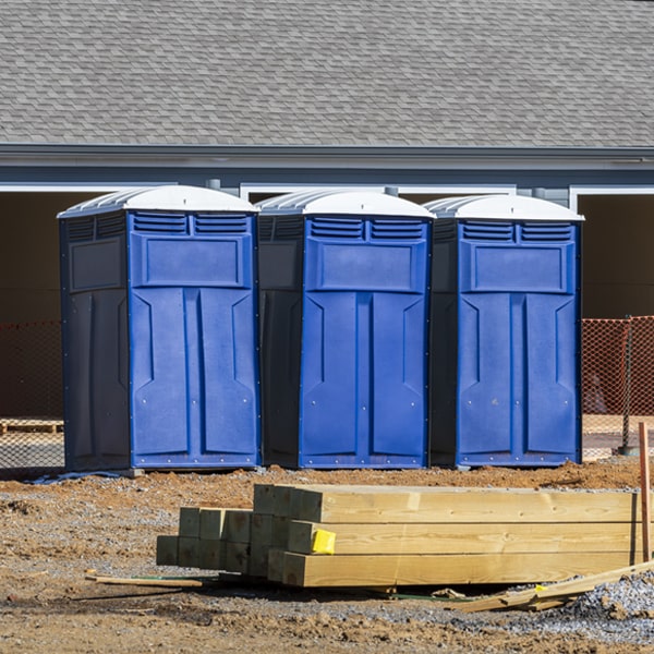 what is the maximum capacity for a single portable toilet in Ravenel SC